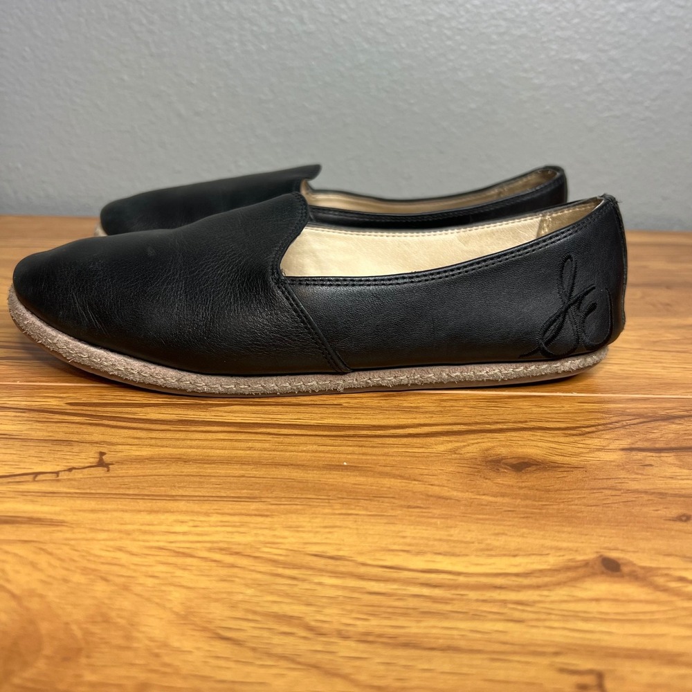 Sam Edelman Everie Black Leather Loafers Flats Women Size 7M Slip On Shoes - Picture 2 of 10